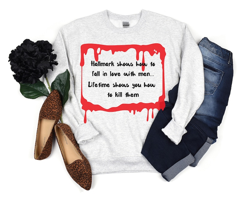 Sarcastic Hallmark vs Lifetime Tee, Dark Humor Shirt image 4