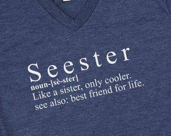 Seester Definition Shirt: Friend Tee