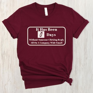 Reply All T-Shirt, Funny Office Humor Tee, Tech Support Gift image 4