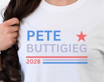 Buttigieg 2028 President Election Shirt: Anti-Trump Political Tee