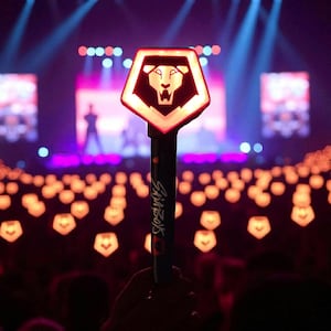 KPop Demon Hunters- Huntrix/Saja Boys Fan Light Stick DIY kit