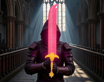 Espada De Cosplay R-umi Cuatro Tigres – Replica De 63 Cm Con Detalles Vibrantes, Ligera Y Desmontable, Ideal Para Disfraces Y Coleccionismo De Anime
