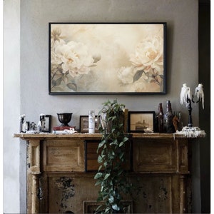 Samsung Frame Tv Art Flower Still Life Digital Download Painting