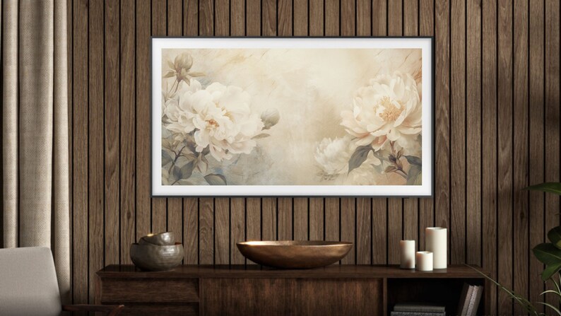 Samsung Frame Tv Art Flower Still Life Digital Download Painting