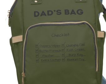 Dad Diaper Bag Backpack Baby Diaper Bag Checklist for Diaper Bag Baby Girl Diaper Bag Baby Boy Diaper Bag Dad Checklist Diaper Bag for Dad
