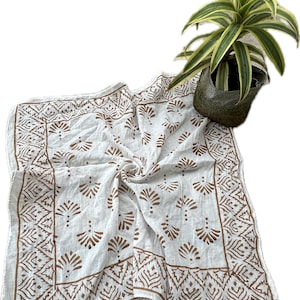 Organic Cotton Bandana Moselle Bandana Scarf, Paisley Design Scarf, Vibrant Color, High-Quality, Winter Scarf, Unique Boho Chic Cotton tree
