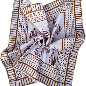 Bandana Hand block Print Best bandana Organic Mud Print Cotton Bandanas super Soft Bandana Scarf Handkerchiefs for Unisex Women Men Boy Girl