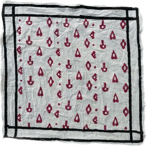 Organic Cotton Bandana Moselle, Bandana Scarf, Paisley Design Scarf, Vibrant Color, High-Quality, Winter Scarf, Unique Boho Chic Cotton tree