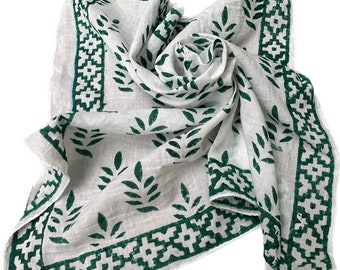 Organic Cotton Bandana Moselle, Bandana Scarf, Paisely Design Scarf, Vibrant Color, High-Quality, Winter Scarf, Unique Design