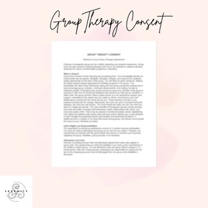 Group Therapy Consent Form Template Etsy Group Therapy Consent Form Template Etsy
