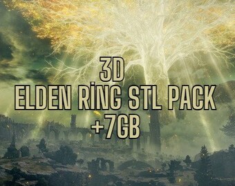 3D  Elden Ring Stl Pack,All Characters,7GB,Digital Dowland ,3D Print File,3d Printed