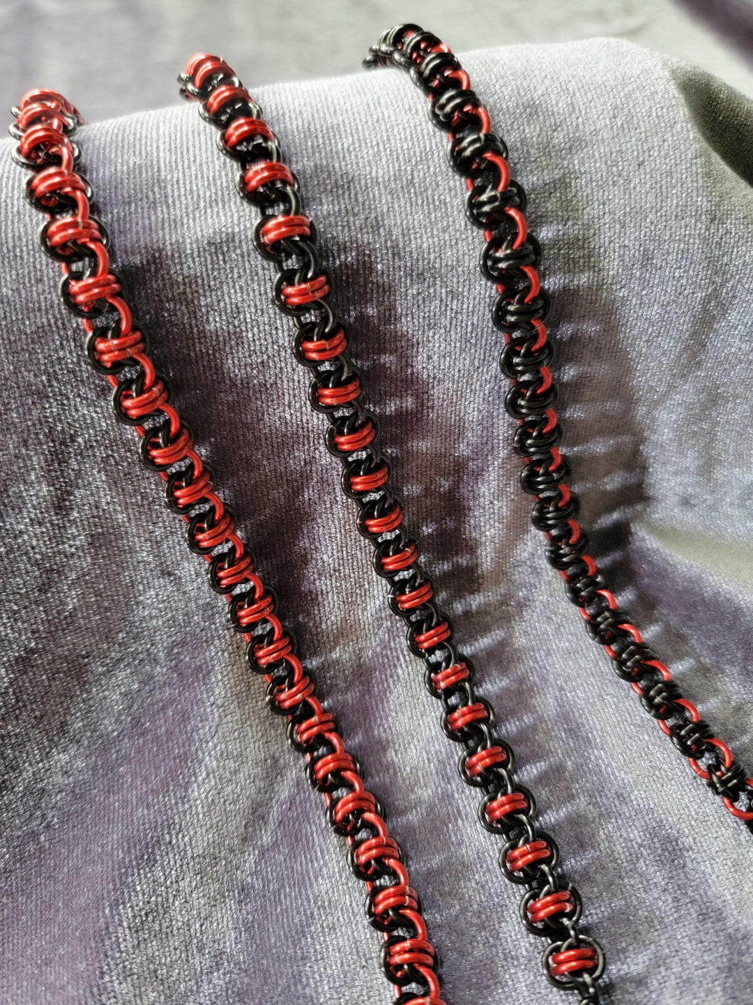 Thin Red Line Bracelet Etsy
