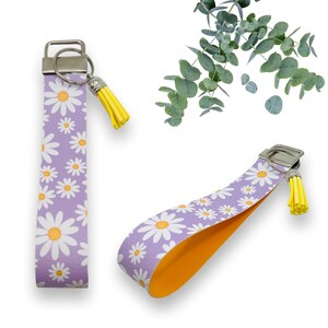 Faux Leather Keychain Wristlet