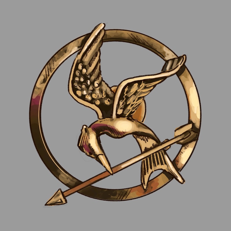 Mockingjay Pin - Etsy