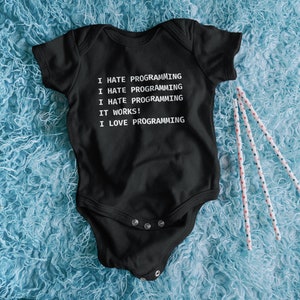 Baby Onesie Mommy Programmer Programmer Baby Onesie Programmer Baby Geek Baby Mommys Future Coder Software Engineer Baby JavaScript Baby