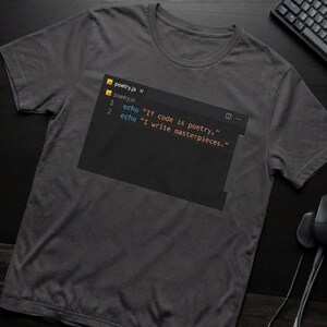 Diseño de camiseta de ingeniero de software: regalo con humor sobre programación (impresión digital)