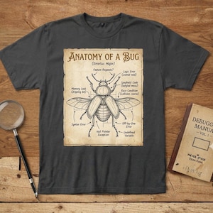 Software Engineer Anatomy of a Bug Print - Programmierer Humor IT Geschenk (Digitaler Download)