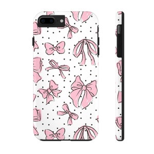 Pink Bow Coquette iPhone Case: Trendy Phone Protection