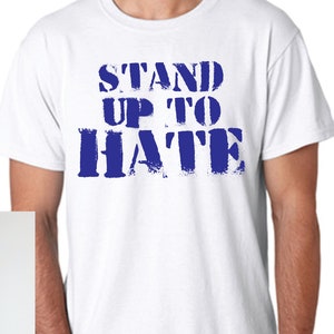 Stand Up to Hate - I stand with Israel - Israel t-shirt - Support Israel - Jewish Gift - Chanukah Gift - Israel Jewish -