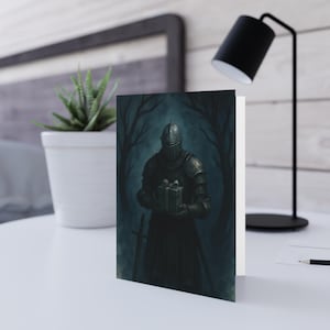 Dark Souls Inspired Fan Art Birthday Card, Gamer Birthday Cards, Gift Cards for Special Occasions, Birthday Cards, Unique Cards