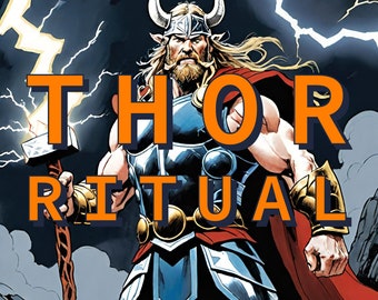 Canalizar la fuerza de Thor: hechizo del dios nórdico para el poder interior y el coraje"