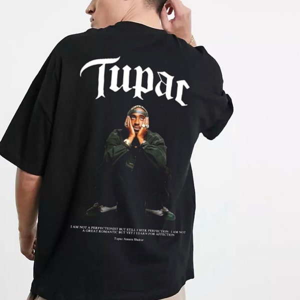 Unisex Tupac Shakur Vintage T-Shirt, 2Pac Shirt, Rapper Shirt, Hip-hop Shirt, Vintage 90s Bootleg Shirt , Hip Hop Legends Tee, Gift For Fan.