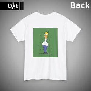 Homer Simpson Meme Shirt, Into The Bushes Tee, Funny Simpsons Gift, 90s Cartoon Shirt, Simpsons Fan Apparel