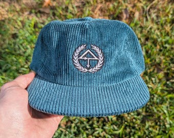 Of The Trees Embroidered Corduroy Hat - Rave Hat Rave Outfit Music Festival Hat Raver Gift Wook Hat Plur Cap Rave Gear Of The Trees Hat Gift