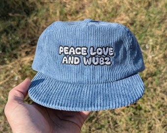 Peace Love and Wubz Bucket Hat / Festival Hat / Rave Hat  display picture 2