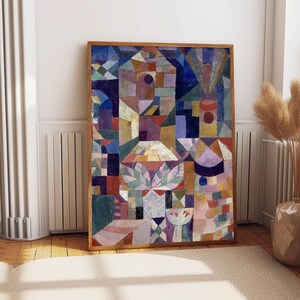 Paul Klee Printed Art Work, Museum Exhibition Modern Poster, Famous Artist Colorful Museum Wall Art, Abstract Wall Print Decor, Gallery Art