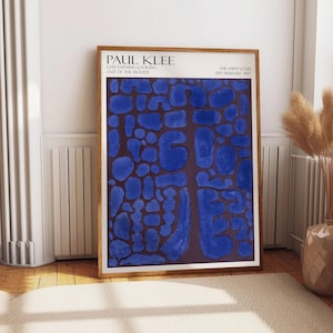 Paul Klee Paint | Late Evening Looking Out of the Woods, Museum Exhibition Modern Poster, Famous Artist Museum Wall Art, Abstract Wall Print