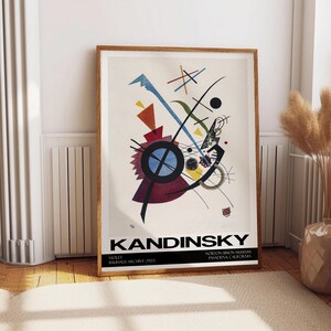 Violet | Kandinsky Art Work, Abstract Litograph, Museum Exhibition Modern Poster, Famous Artist Museum Wall Art, Abstract Wall Print Decor