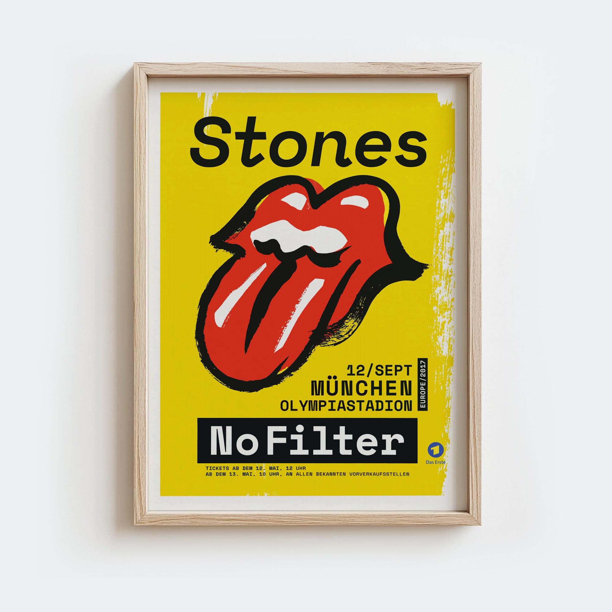 Rolling stones tour poster - Etsy 日本