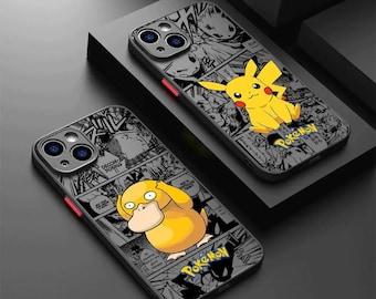 Po-Man Cartoon Movie iPhone Case Phone Cover for iPhone 15 14 13 12 11 Pro Max 13 12 Mini XR X 7 8 SE Flexible Soft Apple Phone Cover
