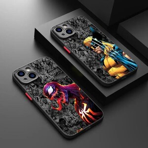 Superhero iPhone Case Phone Cover for iPhone 15 14 13 12 11 Pro Max 13 12 Mini XR X 7 8 SE Flexible Soft Apple Phone Cover