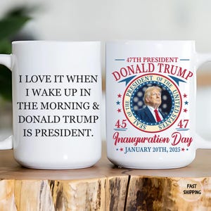 Trump Inauguration Day Kaffeetasse: MAGA Andenken Teetasse