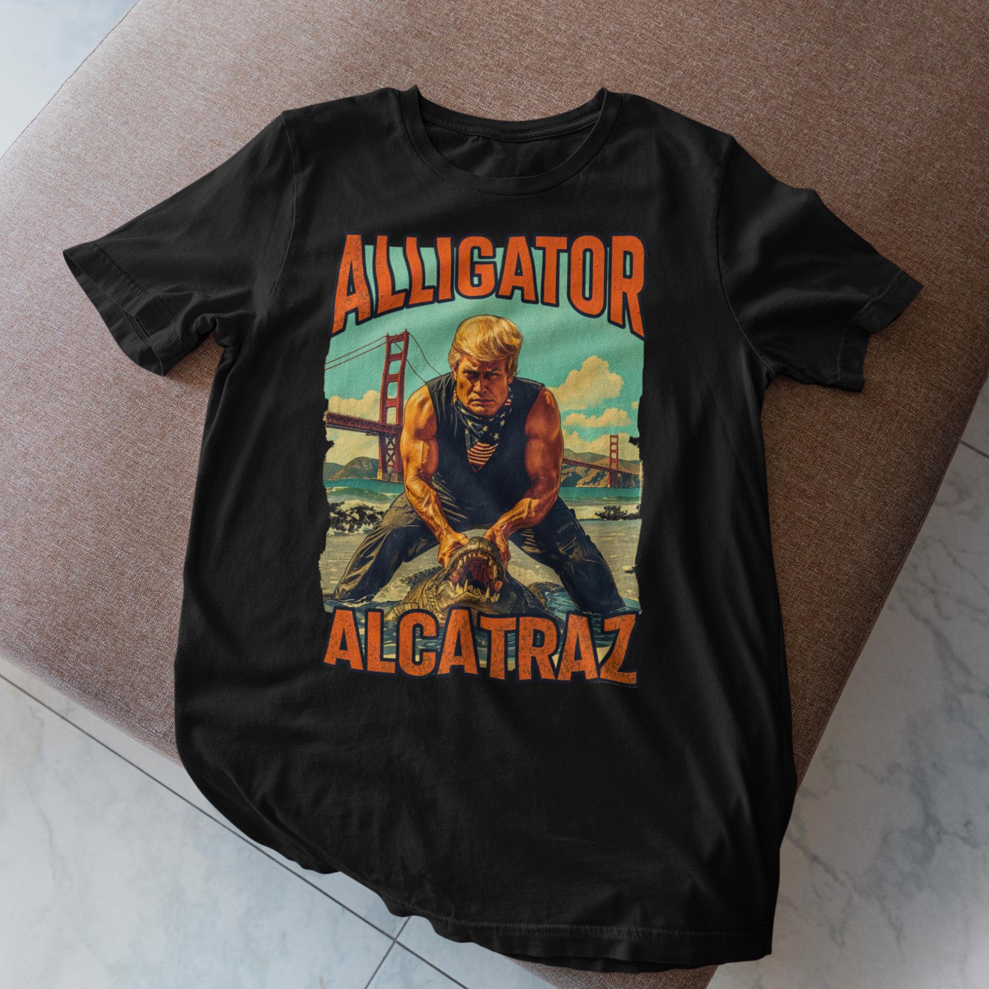 Vintage Florida Alligator Tee: Political Humor Shirt - Conservative Gift