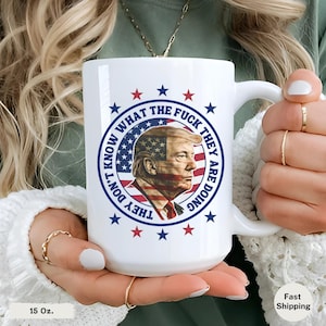 Tazza da caffè divertente di Trump: regalo di umorismo politico MAGA