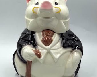 Smoking, hoge hoed spaarpot, jaren 90, China