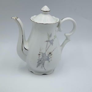 Vintage Yamaka Teapot, Japan, Porcelain, Art Deco Style, Mid-Century