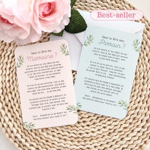 Godfather / Godmother Request Card - Special Request | Announcement Card
