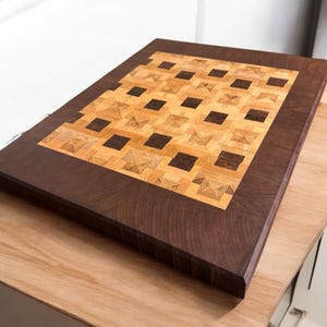 walnut, Oak, and Mple Butcher Block