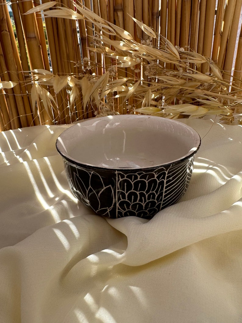 Mandala Ceramic Plate Set, Handmade Personalized Pottery Dinnerware, Handmade Ceramic Dinner Plate, House Warming Gift, Kitchen Decor BOWL