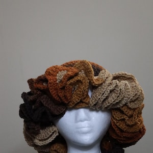 Crochet Dramatic Ruffle Hat