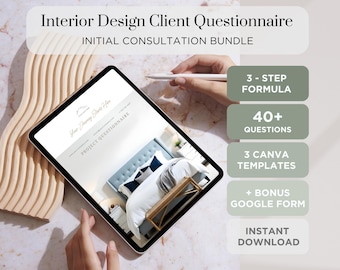 Interior Design Client Questionnaire Interior Design Questionnaire Template Client Brief Interior Design Questionnaire for Client Onboarding