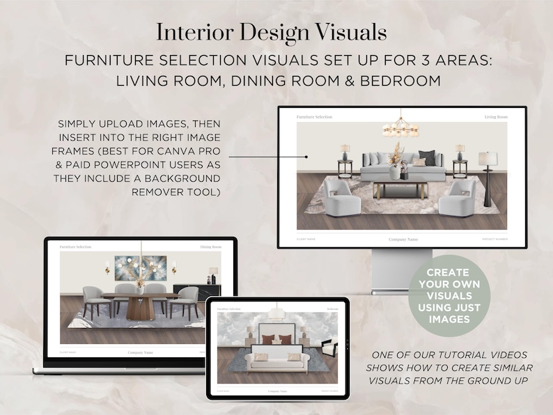 Interior Design Presentation Template Interior Design Portfolio Template Interior Design Mood Board Template Interior Design Proposal Template