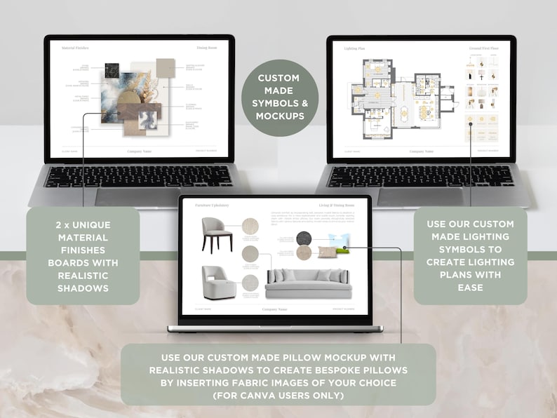 Interior Design Presentation Template Interior Design Portfolio Template Interior Design Mood Board Template Interior Design Proposal Template