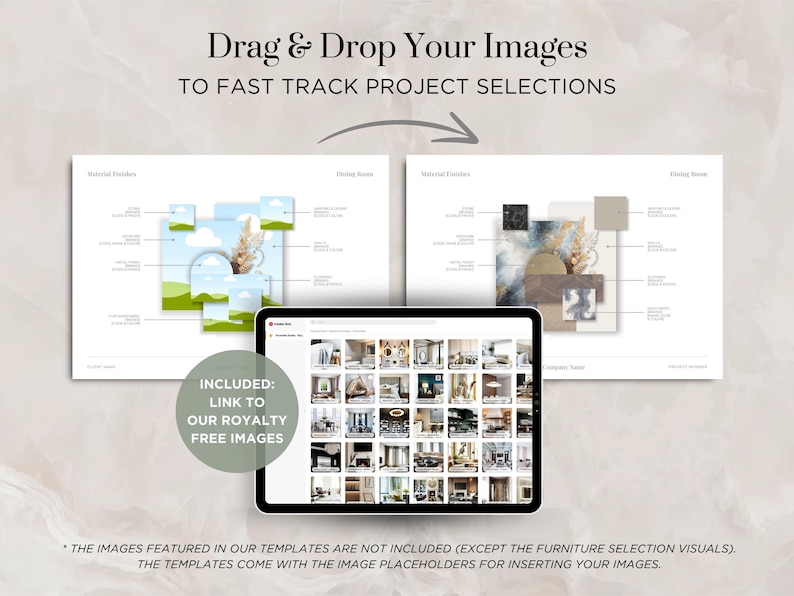 Interior Design Presentation Template Interior Design Portfolio Template Interior Design Mood Board Template Interior Design Proposal Template