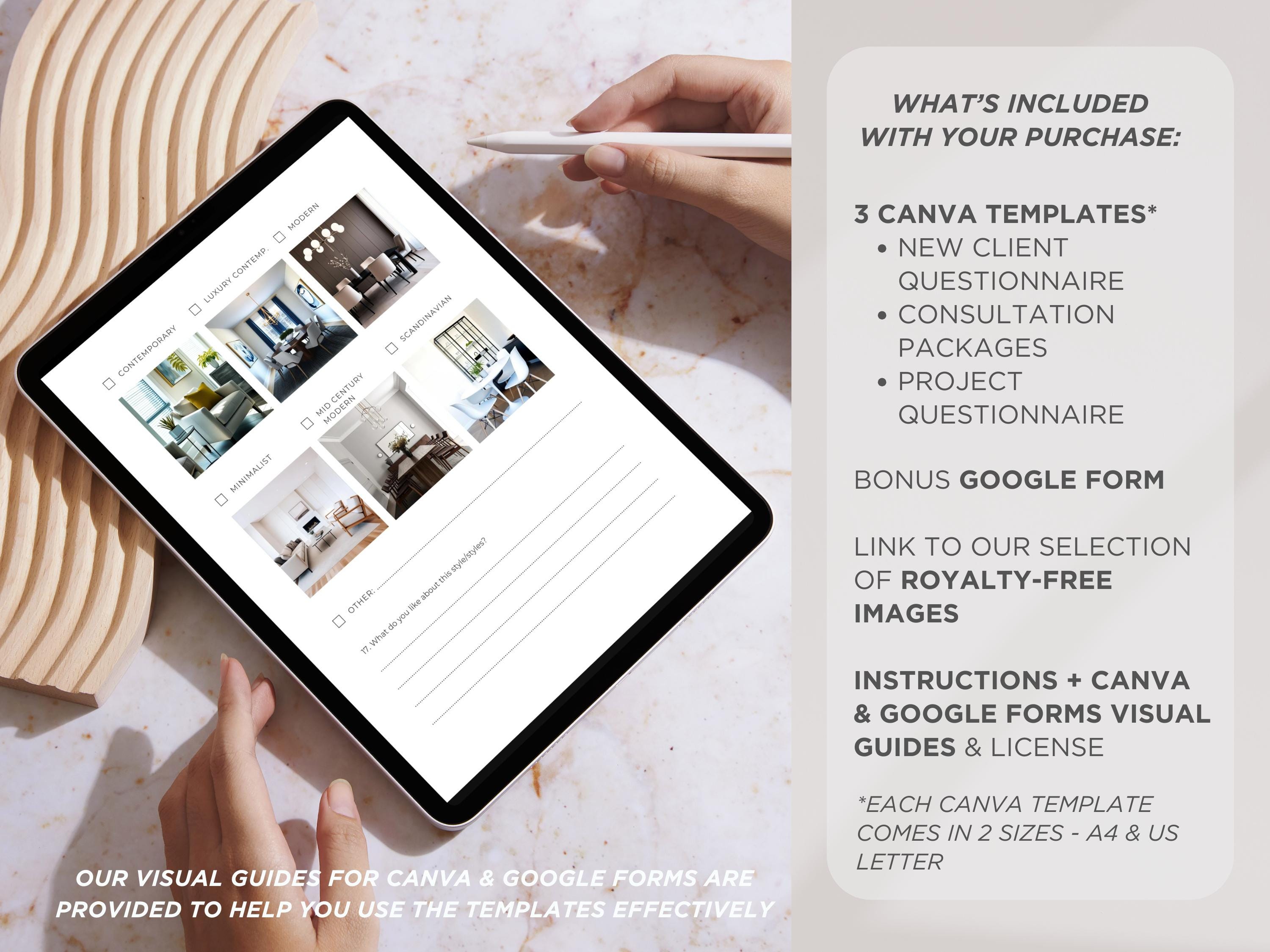 Interior Design Client Questionnaire Interior Design Questionnaire ...