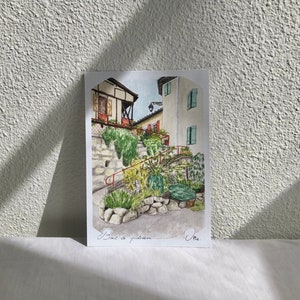 Bout de quotidien - impressions d'art - illustration aquarelle